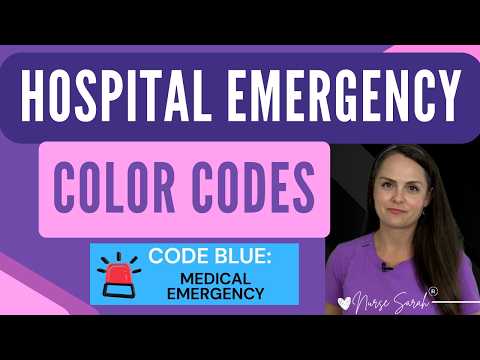 Hospital Emergency Color Codes (Code Blue, Pink, Green, Black, White, Gray)