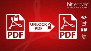 How to Remove PDF Password & Unlock PDF for Printing - BitRecover Unlock PDF screenshot 4