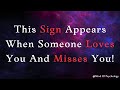 A Sign Appears When Someone Loves U & Misses U, Psychology of Human Behavior |Love Psychology Facts