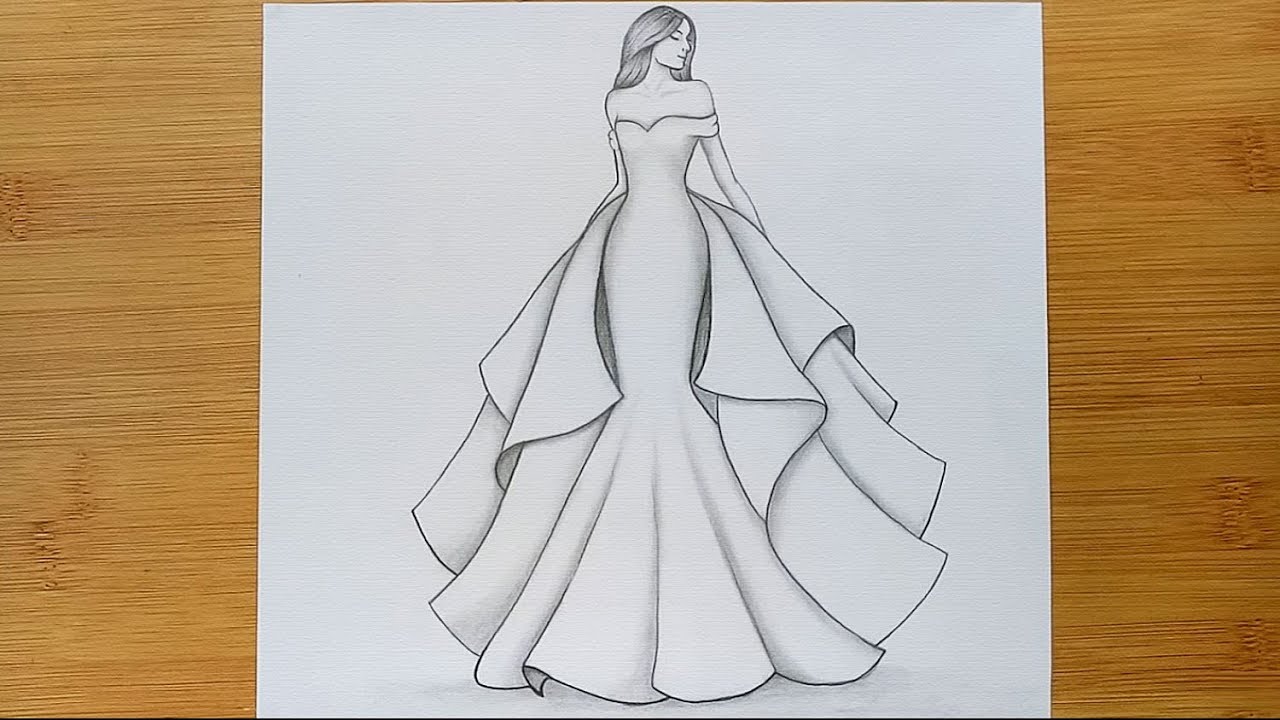 Top 999+ dress sketch images – Amazing Collection dress sketch images Full 4K