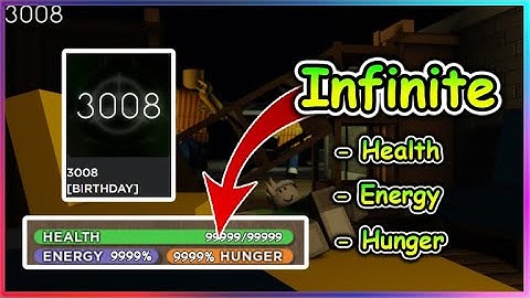 Roblox SCP-3008 Script - Infinite Health / Energy / Hunger