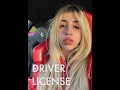 Drivers License Acapella  singing (olivia rodrigo ) #oliviarodrigo  #driverslicenseoliviarodrigo