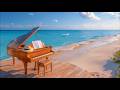 🎹🌊 4K Sunny Beach Grand Piano | Relaxing Summer Jazz to Unwind & Deep Focus