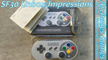 8Bitdo SF30 Pro Gamepad Unboxing/Impressions