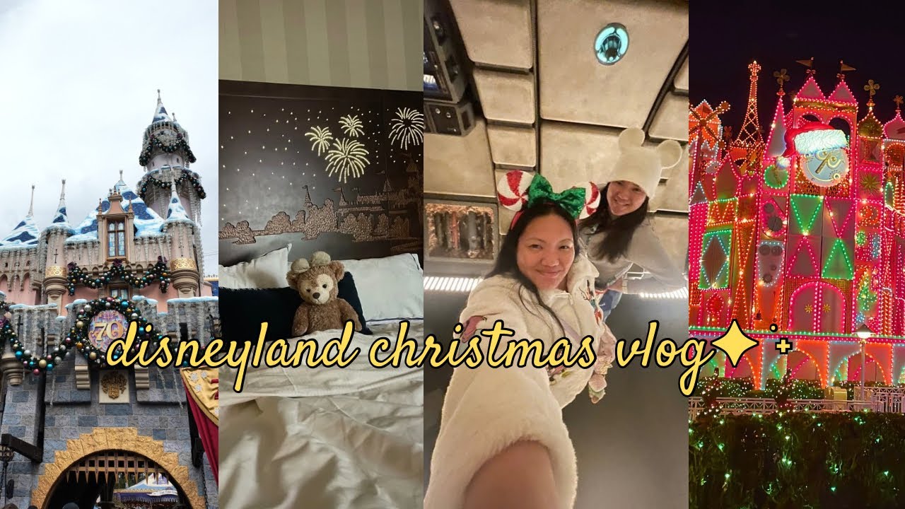 Christmas Disneyland VLOG + staying at the Disneyland Hotel 🎄 December 2025