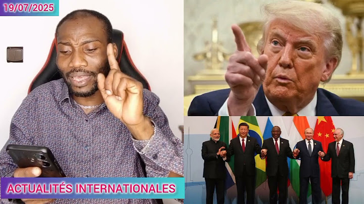 The truth comes out, surpassed D Trump declares having hit the BRICS very hard to protect the dollar