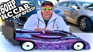 World's Strongest 60HP Quad Motor RC CAR Going SUPERSONIC