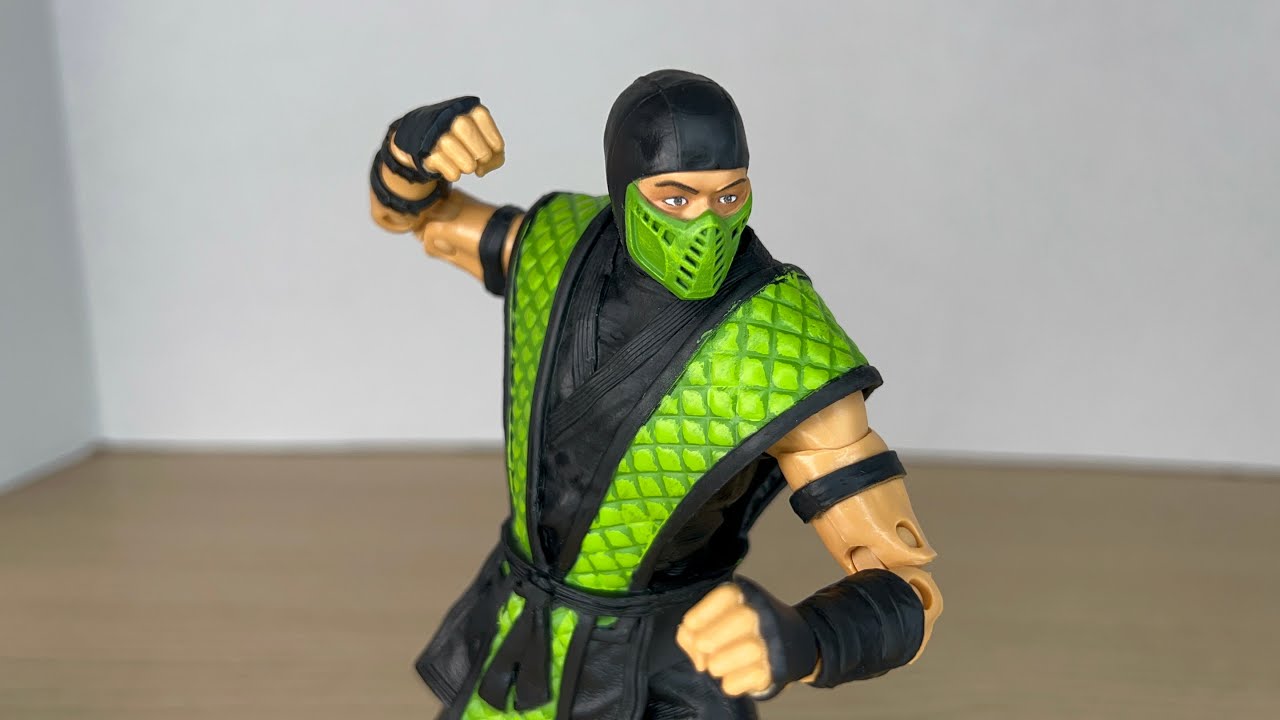 McFarlane Toys Mortal Kombat Klassic Reptile Action Figure Review