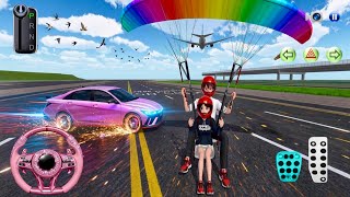 EPIC Paragliding Ride with Elantra N 🚘 - 3d Driving Class android game play || Car Game #cargame screenshot 1