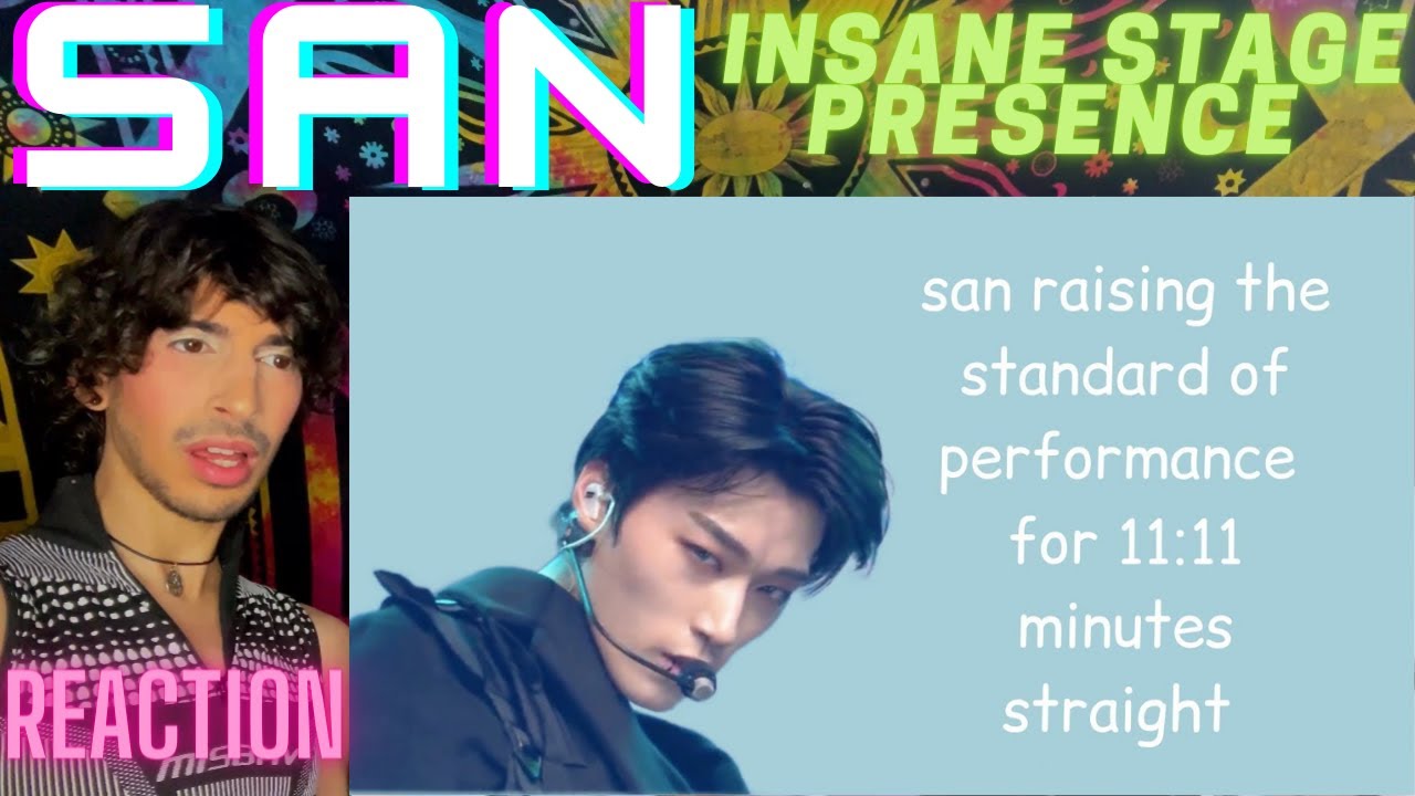 ATEEZ SAN демонстрирует невероятную сценическую харизму на протяжении 11:11 минут подряд | **Я РА...