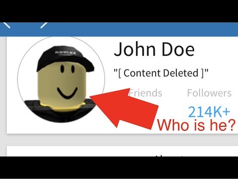 How To Be John Doe In Roblox - 