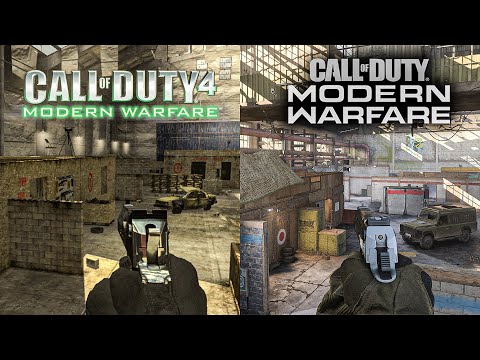 "Killhouse" Map Comparison - Modern Warfare vs COD4 (2007/2021)