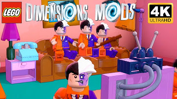 LEGO Dimensions Two-Face Performs All Cutscenes in LEGO The Simpsons Story Level
