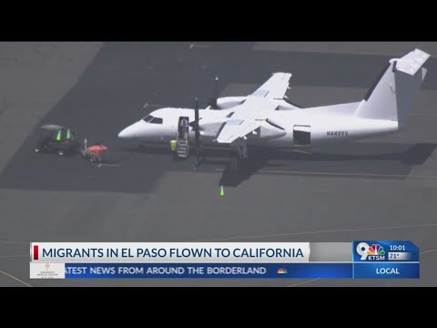 Florida says it’s behind flights of migrants who were originally in El Paso to California