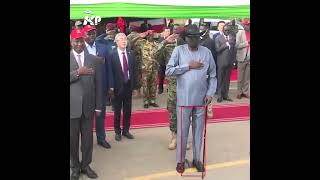 South Sudan President peeing in an official event, journalists arrested over sharing the video screenshot 4