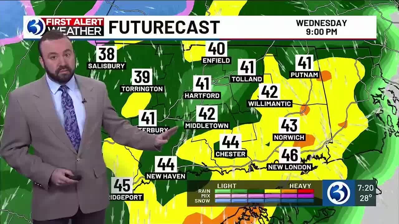 FORECAST: Another round of rain before a very cold weekend - YouTube