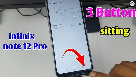 infinix note 12 Pro 5G back button setting | infinix note 12 Pro navigation bar/ 3 button navigation