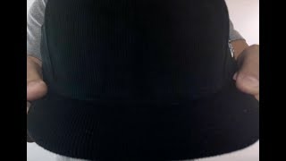 New Era 'CORDUROY 59FIFTY-BLANK' Black Fitted Hat