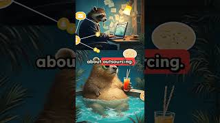 Meet Carl: The Capybara CEO Who Delegates to AI While You Work at 2AM #funny #corporatelife #success