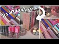 ORGANISING MY MAKEUP COLLECTION! | Over 100 palettes...