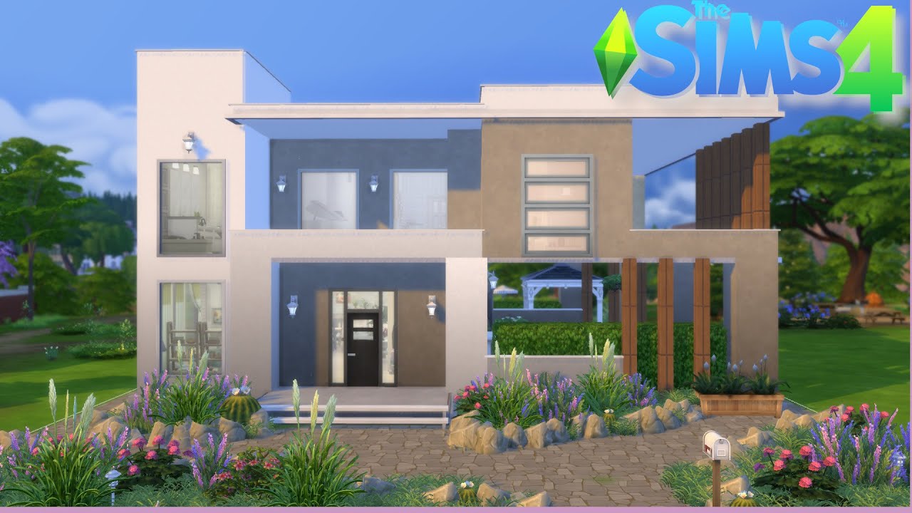 Modern Family Home [ NO CC ] [ STOP MOTION ] The Sims 4 - YouTube