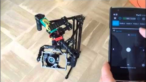 DYS Gimbal, Blackmagic Pocket, SimpleBGC & Android