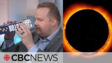 How to safely make a pinhole viewing box at home to view the eclipse