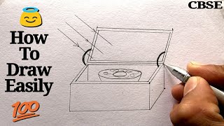 How to Draw Solar Cooker step by step for beginners !