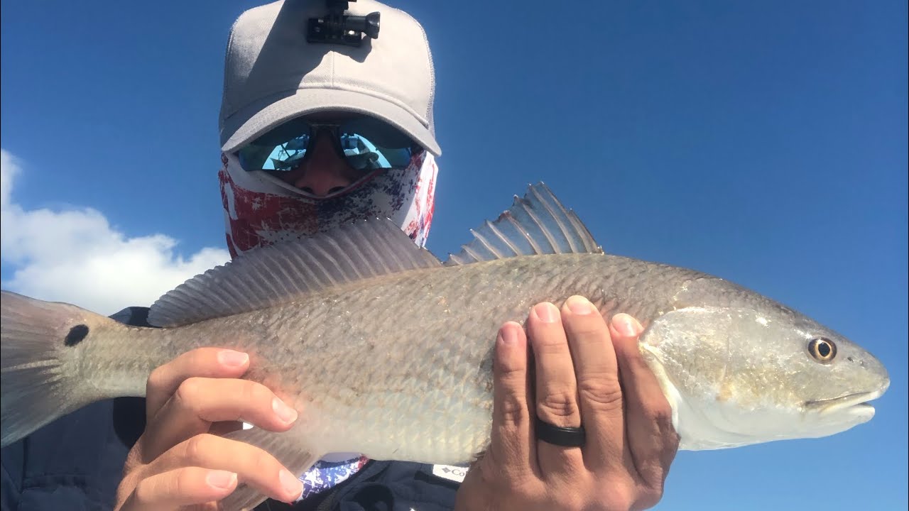 N-2-Bait Fishing- East Matagorda Bay post front fishing - YouTube