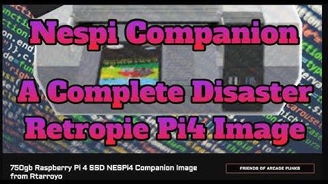 RETROPIE  PSA - 750gb Nespi4 Companion Image