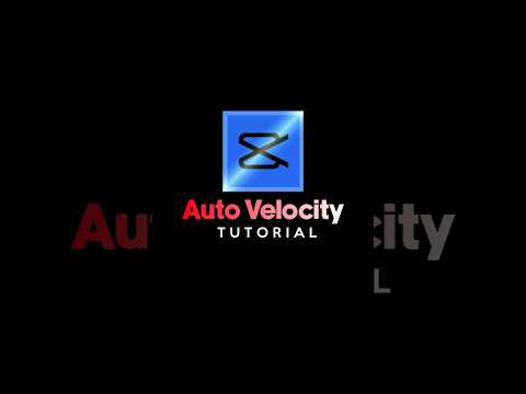 Auto velocity tutorial in capcut #capcut #tutorial #editing #editor #tranding #viral #shorts