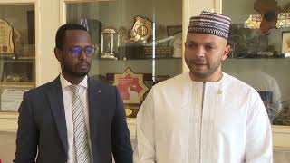 H.e. Mahamat Idriss Déby Itno, President Of Chad, With Secretary-General H.e. Moussa S. Batraki