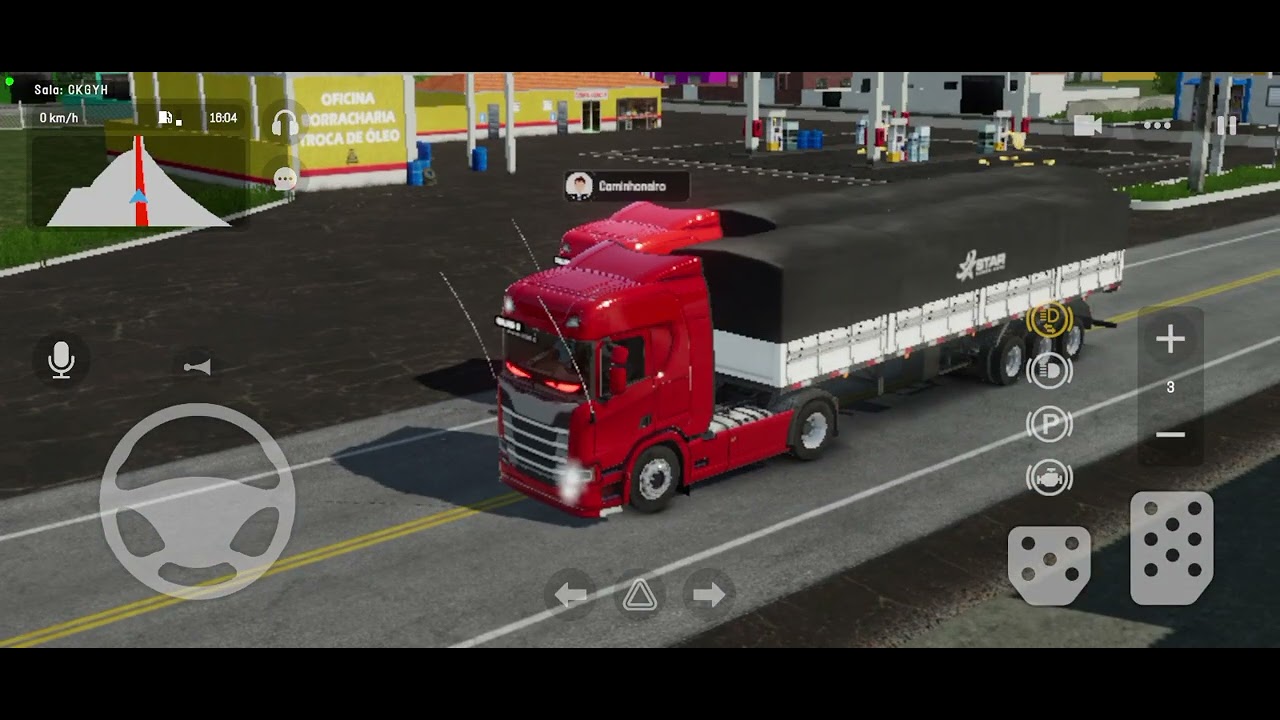 Jogando global truck online com parceria do meu primo @veridianamaria6935