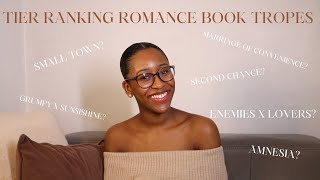 Tier Ranking Romance Book Tropes