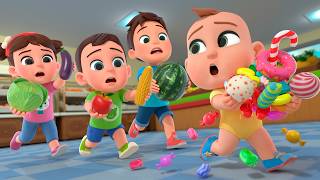 Johny Johny Yes Papa 🍎 Healthy Grocery Shopping Song! 🛒 | Lalafun Nursery Rhymes &amp; Kids Songs