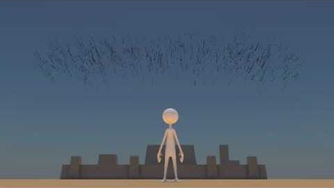 Maya particles - Arrow