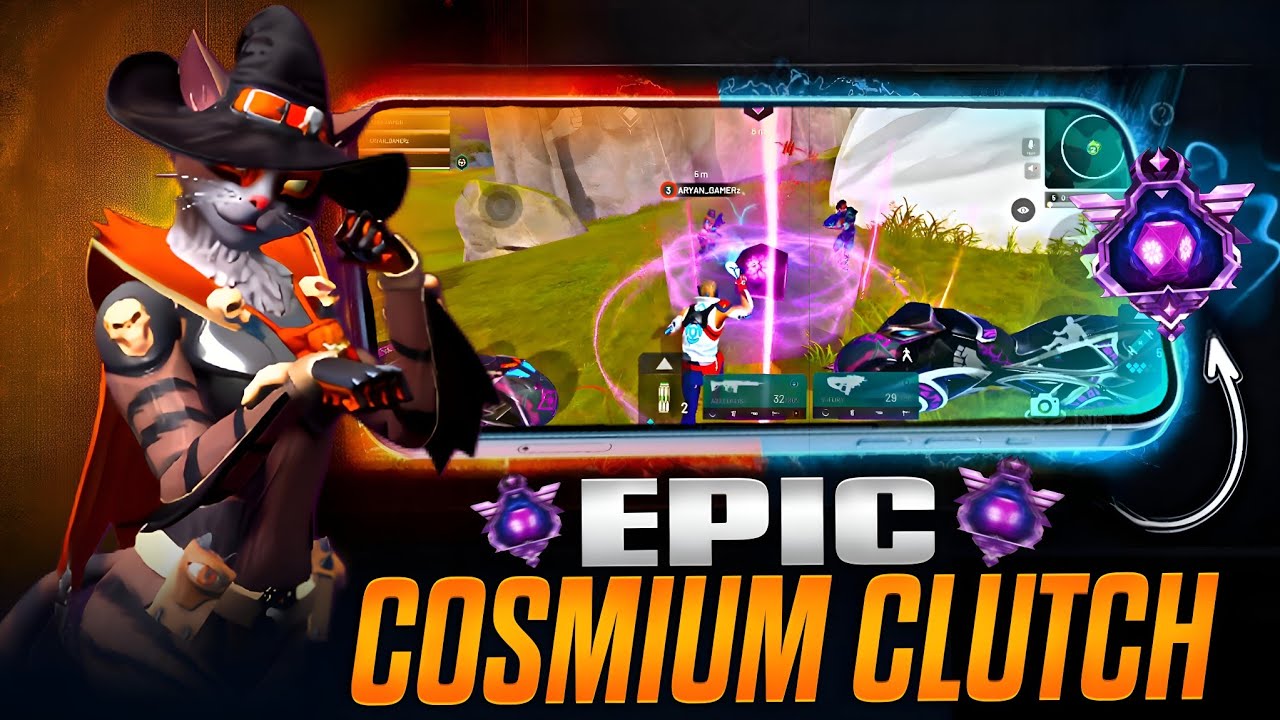 Epic Cosmium Clutch Gameplay With Team 🥳| Indus Battle Royale # ...