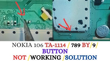 Nokia106 keypad 789 And/ 9 Not Working/TA-1114 Keypad Solution/Nokia Keypad Solution 100% OK