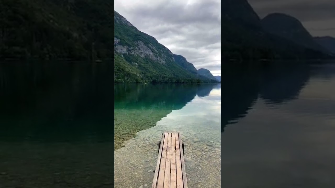 Such a perfect lake for swimming 🏊🏼‍♂️in summertime 📍Bohinj, Slovenia 