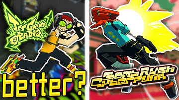 Bomb Rush CyberFunk VS Jet Set Radio (Gameplay Comparison)