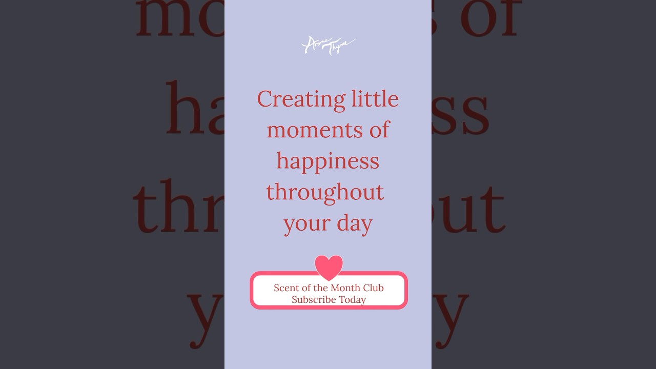Monthly Aromatherapy Bliss Delivered!✨ Unwrap, unwind, repeat!  