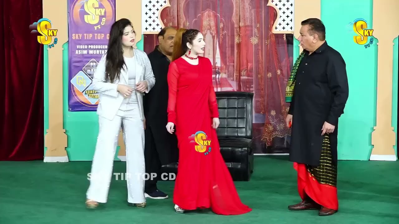 Nasir Chinyoti _ Agha Majid and Naseem Vicky _ New Stage Drama Aurat Te Murat _ Comedy Clip