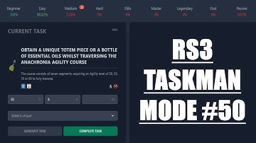 #RS3 Journey Of Taskman Micks #50 (#Runescape Taskman Mode)