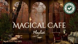 Magical Cafe Ambience and Music (Playlist) | fantasy music, rain, cozy sounds | no-AI #ambientmusic