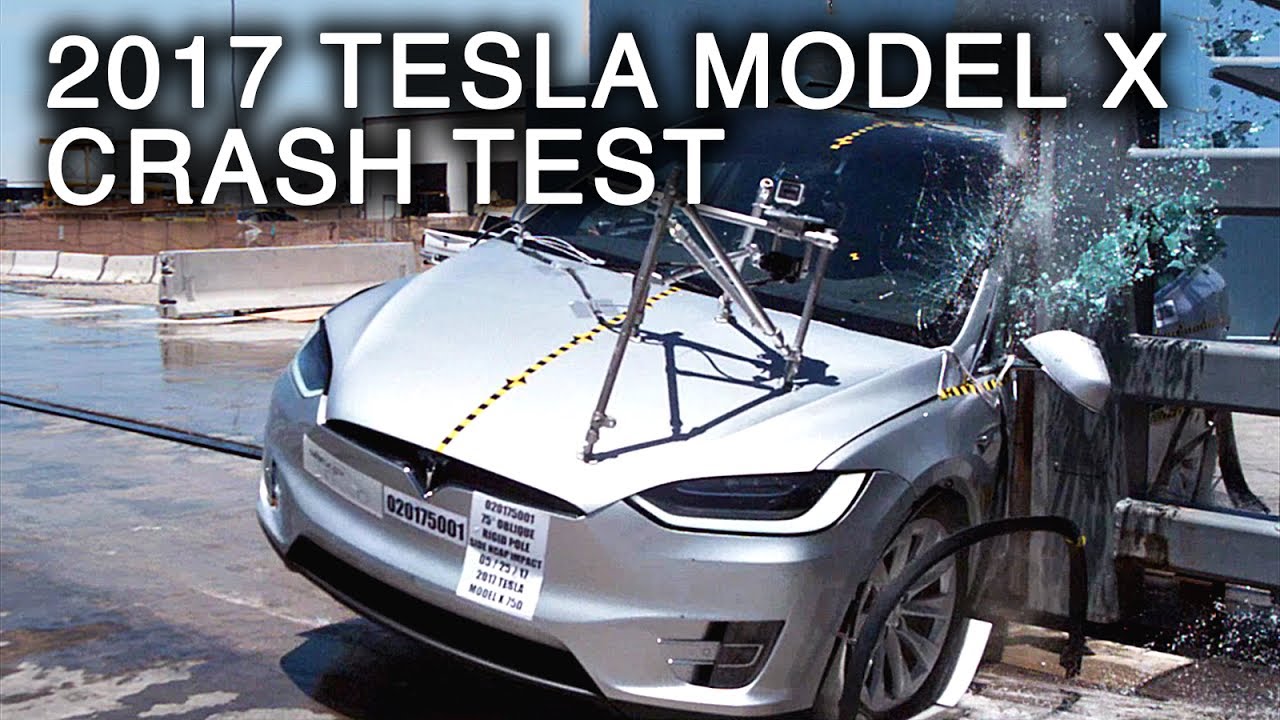 Tesla Model X прошла все краш-тесты на отлично. Фото.