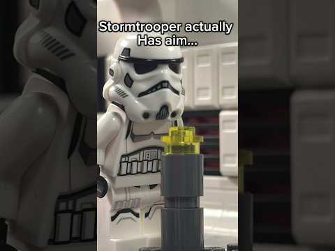 Stormtrooper actually has aim… #lego #stopmotion #starwars