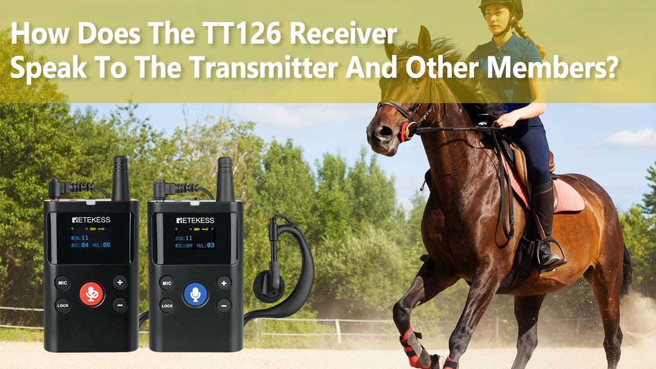 TT126 Two-way Plant Tour Headsets for Manufacturing Plant Tour Factory Visit with Noise-Canceling Headset