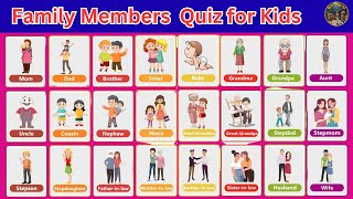 family members mcq quiz kids cambridge nursery primary learning