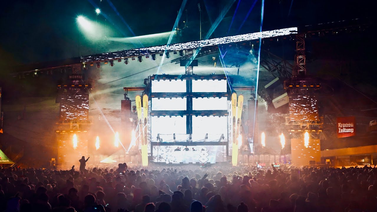 Schladming Ski Opening • Stage-Design & Licht- und Soundtechnik für das EDM Rave