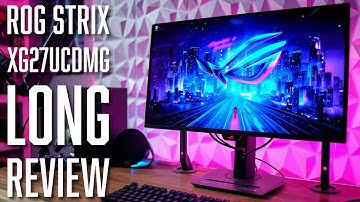 ROG Strix XG27UCDMG Long Review - In Panel Menu/Test Results/Display Widget App/Console Options